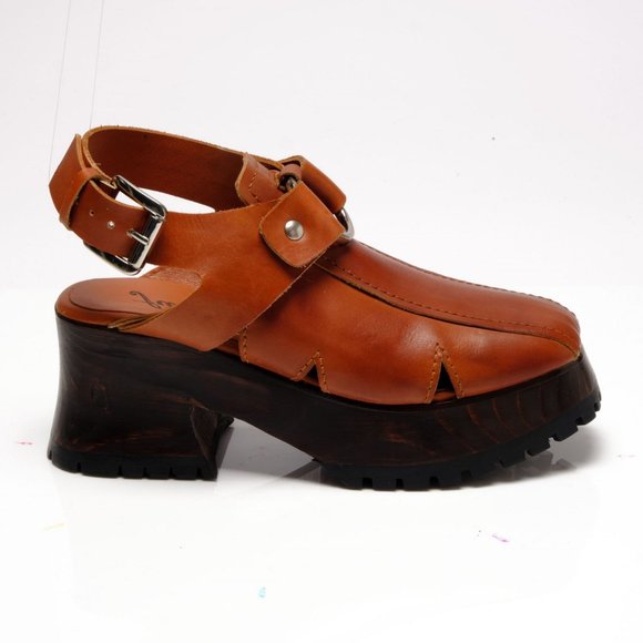 🆕 FREE PEOPLE Astoria Clogs / Saddle Tan - Picture 6 of 10